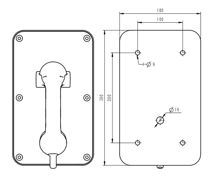 OEM Robuste Hook Switch Telephone 1