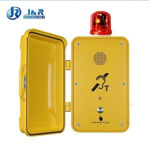 Industrielles Freisprech-Notruftelefon mit Beacon JR102-SC-L