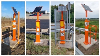 4G solarbetriebener Notpillar-Telefon: Verbesserung der Sicherheit auf der M7...